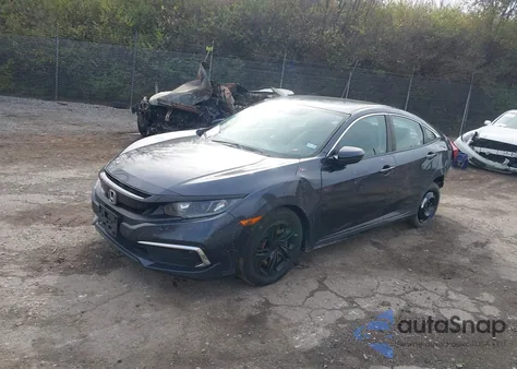 2019 Honda Civic Lx из США, поврежденный, VIN 19XFC2F64KE027737